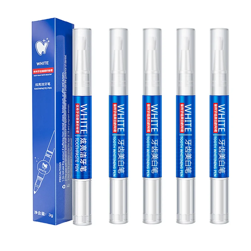 5/3/1Pcs Teeth Whitening Stain Remover Brightening Gel Pen Effective Remove Plaque Stains Oral Teeth Care Teeth Whitening Tools
