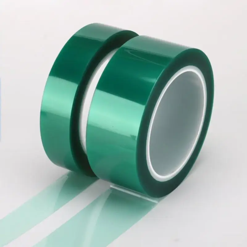 33M Green PET High Temperature Adhesive Masking Tape Easy Cut Heat Resistant Film for Spray Painting Work