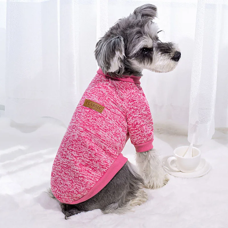 

Autumn Winter Hoodies Sweater Warm Dog Clothes For Small Dogs Dachshund Chihuahua Pet Clothing Outfit Puppy Jumper Sweaters XXL