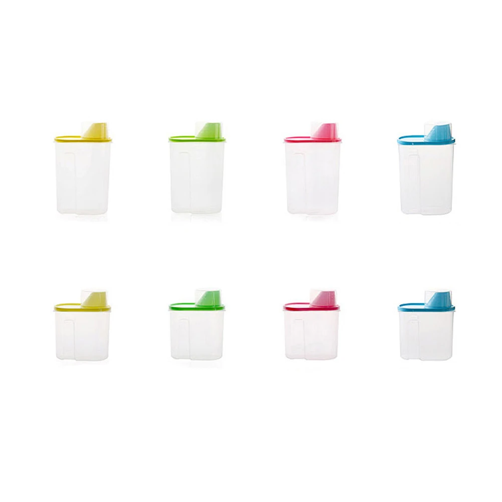 

Airtight Food Containers Clear Jars for Grains Grains Storage Containers Cereal Rice Beans Nuts Sealed Lid Container