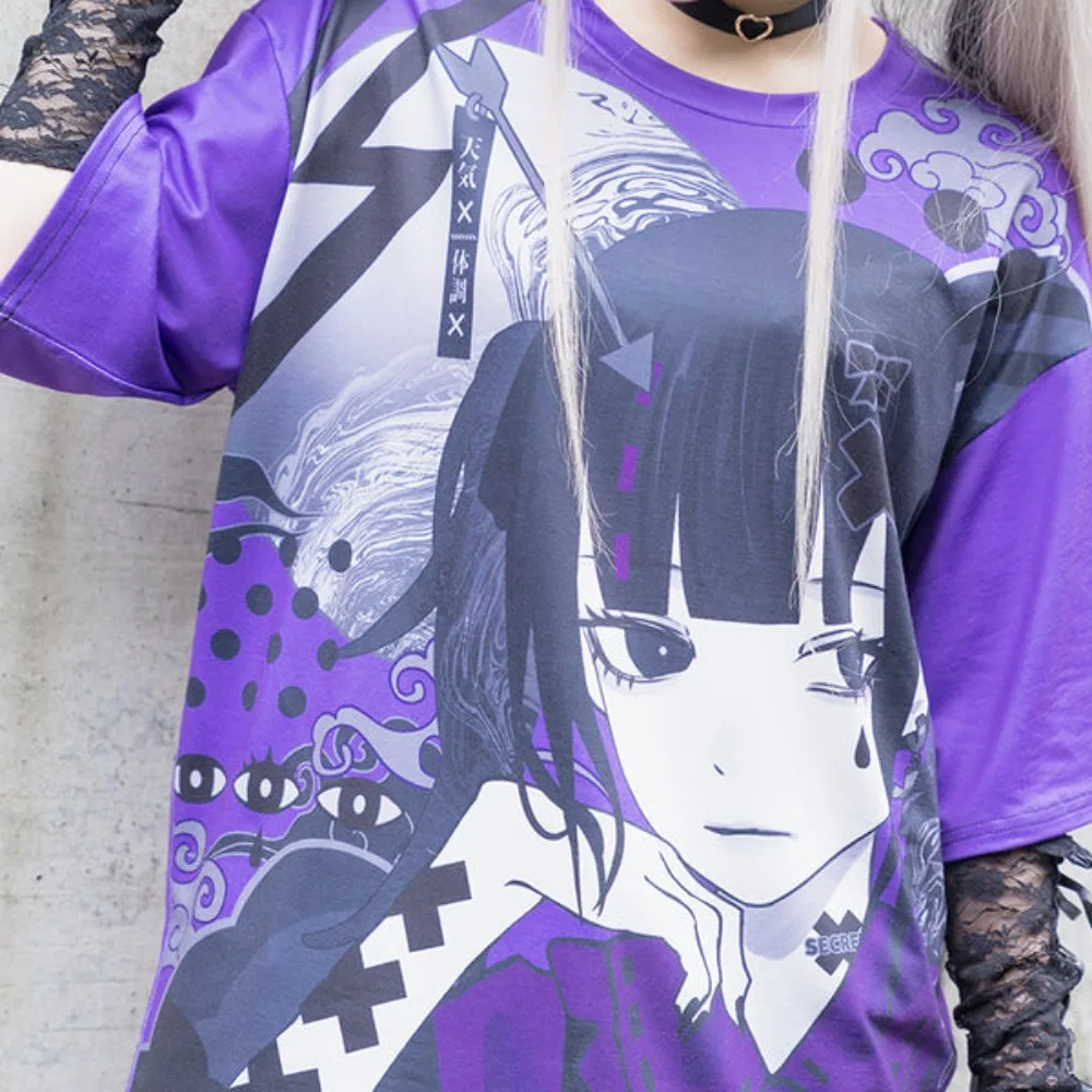 2026 Fashion Trend Short Sleeve, Japanese Girl Outfits, Y2K Harajuku Style, Harajuku Fashion, Bestselling Short Sleeve