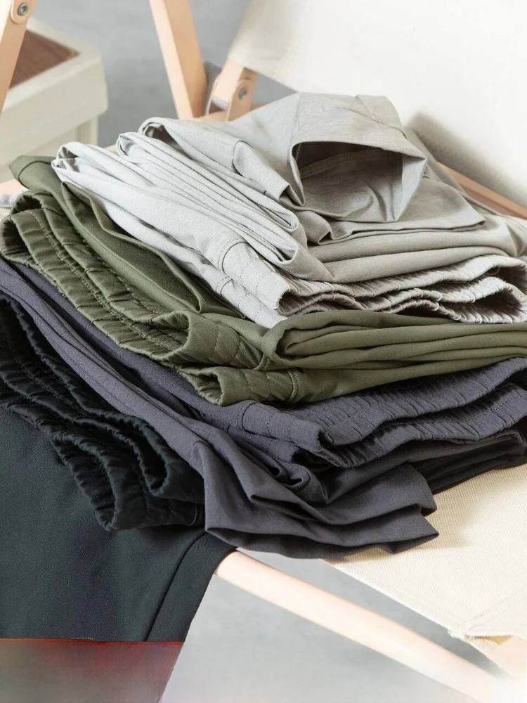 High-End Outdoor Men's Comfortable Elastic Cuffed Sports Casual Pants Breathable Quick Dry Lightweight Spring Summer