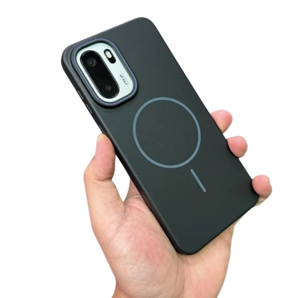 Hochwertiges, rutschfestes magnetisches Ladegehäuse für OnePlus 15R Ace 6 Ace 6T, stoßfest, ultradünn, mattiertes Schutzgehäuse mit Stoßfänger.