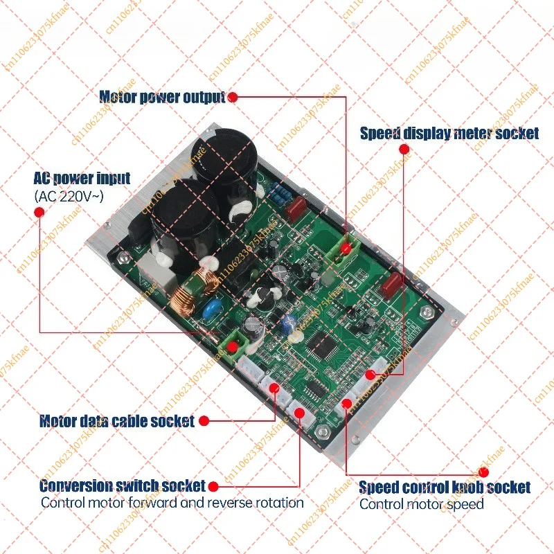 DC Brushless Spindle Driver Board for CD-210V MX-210V WM-210V CJ-0618 Mini Lathe Motor Controller Spare Parts