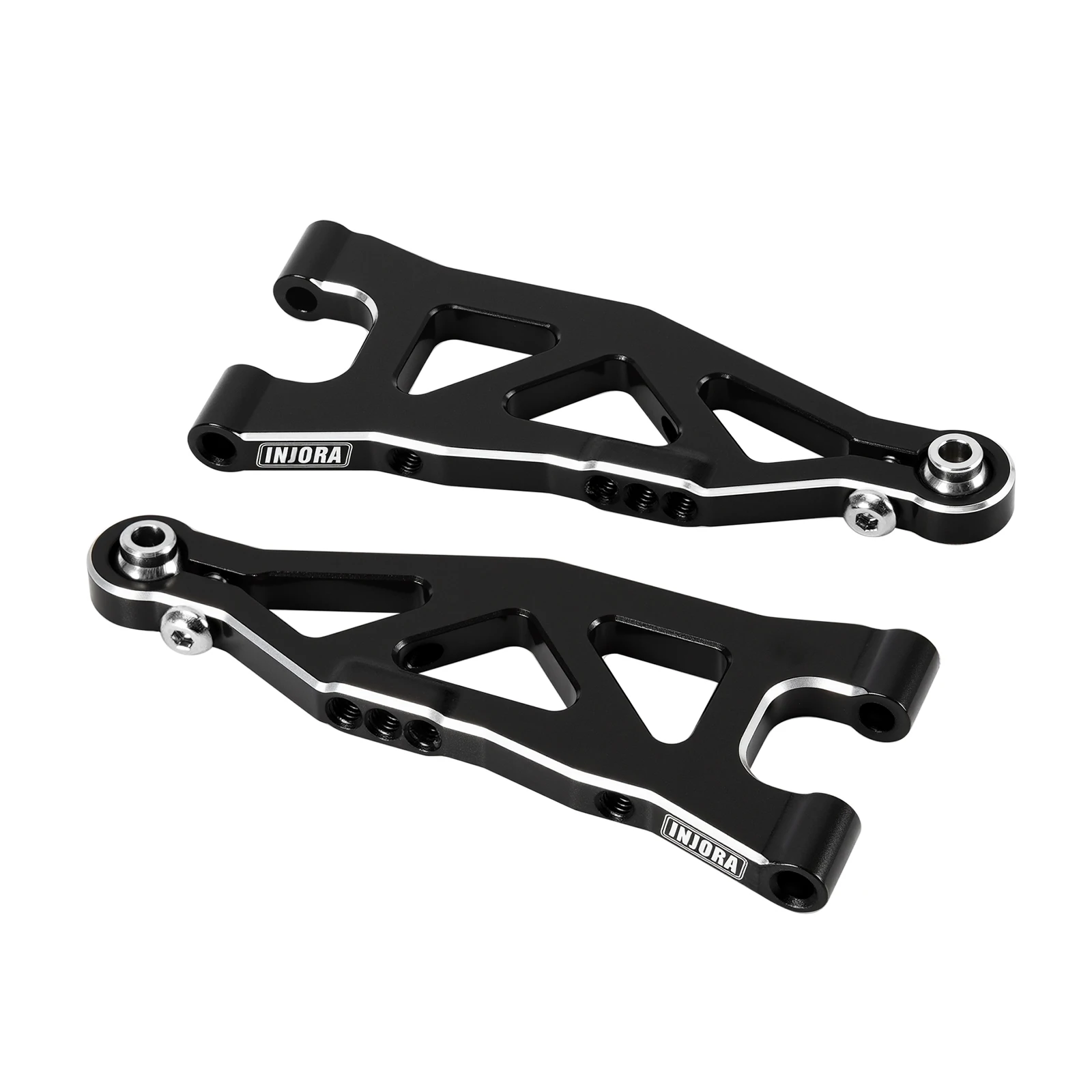 INJORA Brazos de suspensión inferiores superiores y traseros delanteros de aluminio para 1/14 Arrma Typhon Grom 1/18 Granito Grom