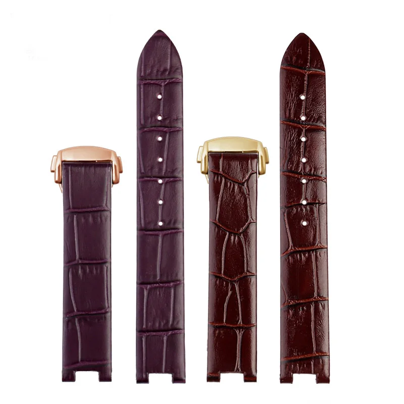 Cho Omega De Ville Yến 424.33/38 Nữ Matic Da Bò Chính Hãng Dây Da Nữ Dây Đồng Hồ lõm Giao Diện 16Mm