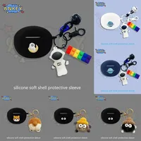 Case for Realme Buds Air 5 , Air5 Pro , Air6 , Air 6 Pro Silicone Cover Lovely Astronaut Earbuds Soft Protective Headset Skin