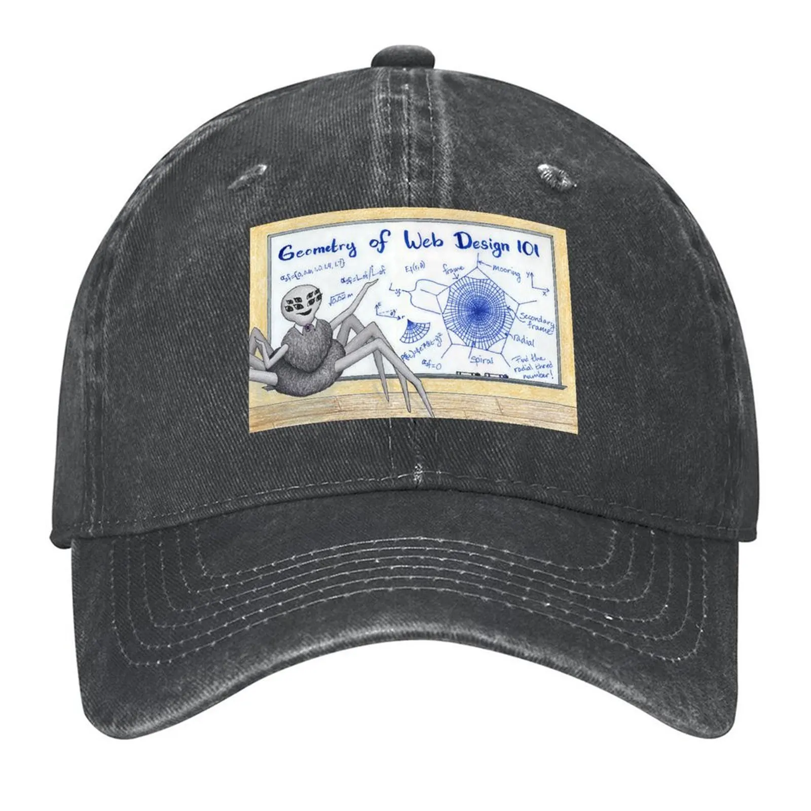 

Geometry of Web Design, 101 Baseball Cap sun caps western Hat golf hat genuine summer hat Hats For Women Men's