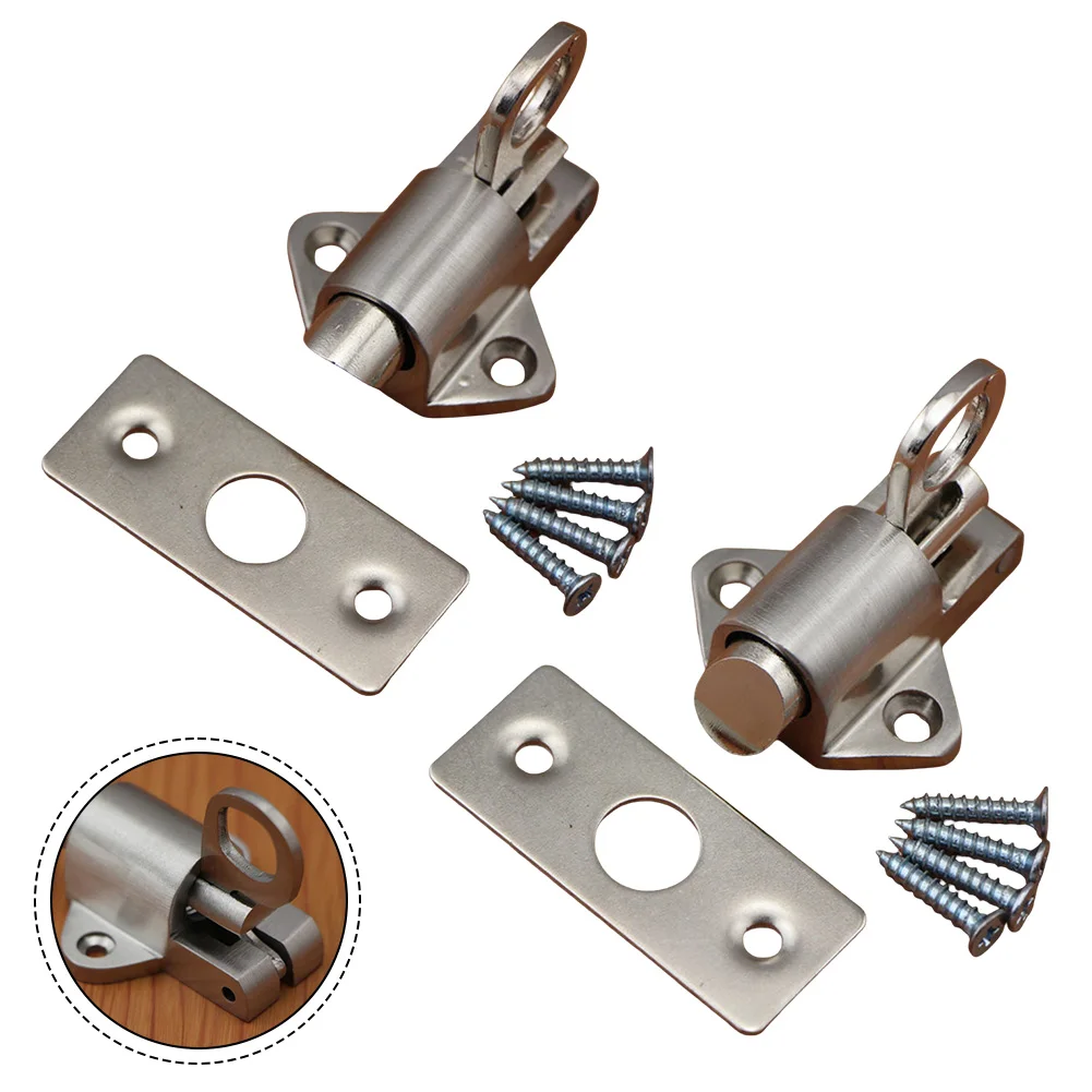 

Автоматическая защелка из цинкового сплава для дверей и окон Надежный пружинный механизм для простой установки и улучшения безопасности