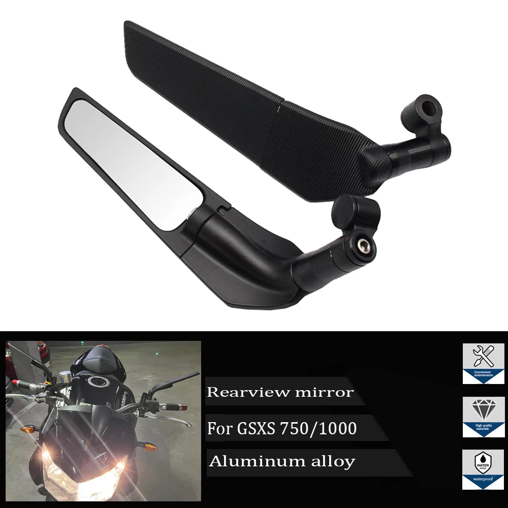 

Suitable for Suzuki GSXS750, GSXS1000, GSR400, GSR600, GSR750, GSX-S125 motorcycle fixed rearview mirrors