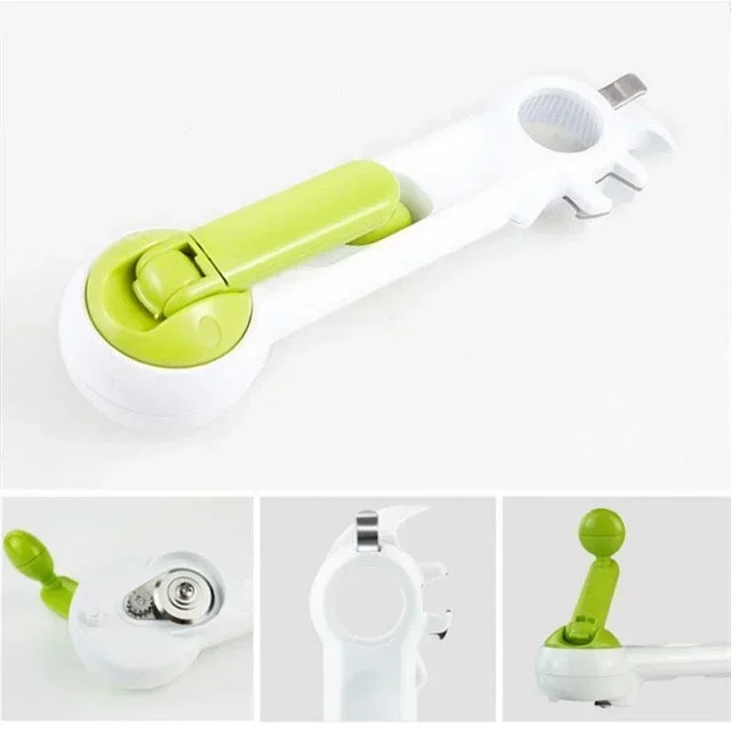 8 in 1 Multi Function Twist Bottle Opener,Can opener, All in One Jar 8 Shaped Gripper Can Wine Beer Lid Twist Off Jar Opener