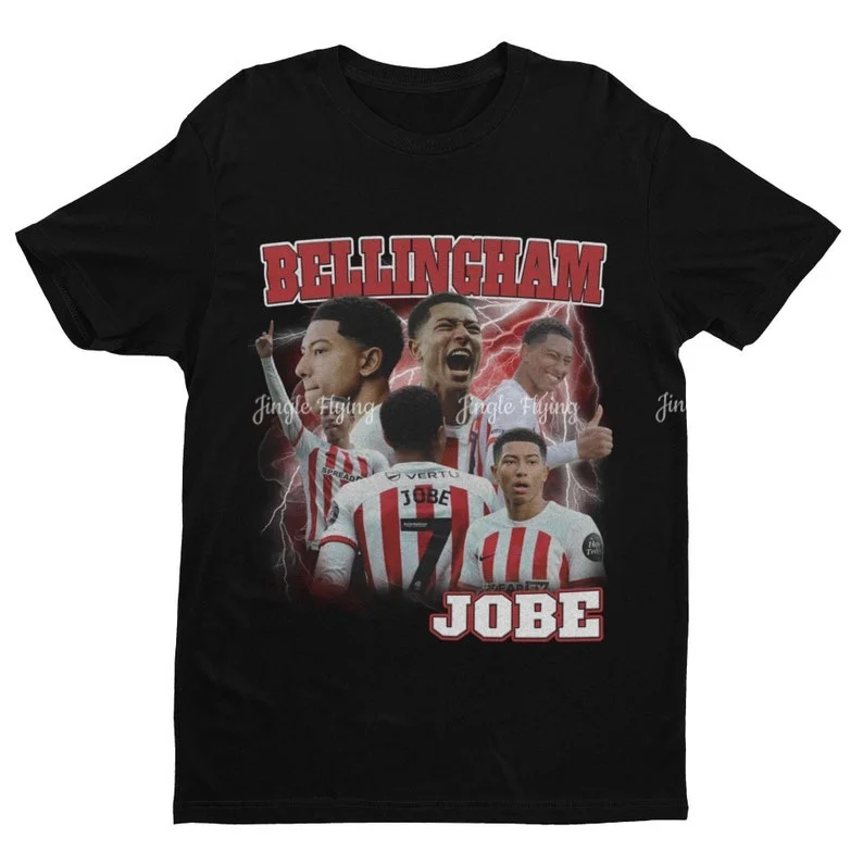 Jobe Bellingham Homage Sunderland T Shirt Football Soccer Fan Gift