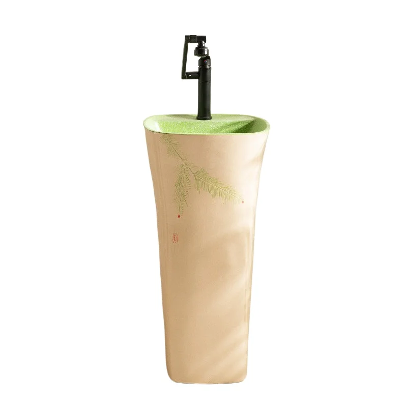 

Внутренняя встроенная вертикальная раковина, керамический балкон, умывальник для ванной комнаты, туалет, большая колонна, стол, бассейн