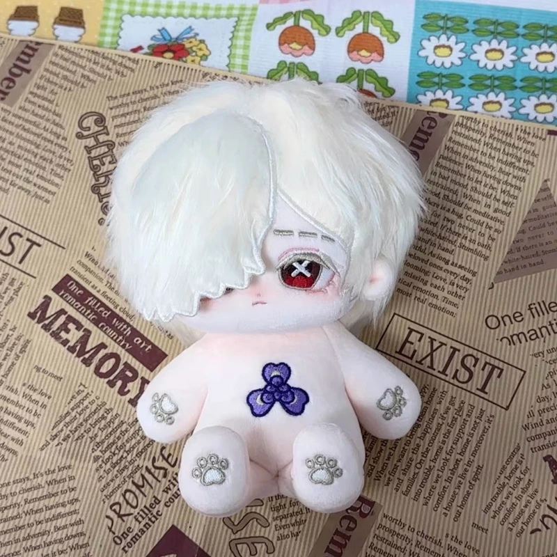 

20cm Anime Game Identity V Grave Keeper Kawaii Cosplay Soft Cotton Doll Body Cartoon Dress Up Toy Figures Fans Collection Gifts