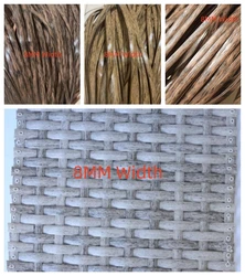 10 Meters PE Gradient Flat Synthetic Rattan Material Roll Handmade Weaving Rope Repair Furniture Bed Sofa Chair Table Basket