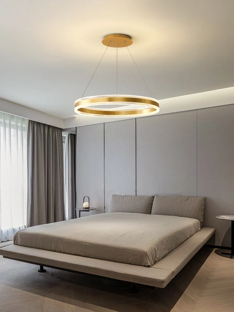 2023 Ring light living room pendant light minimalist dining room light modern room study bedroom pendant light LED light