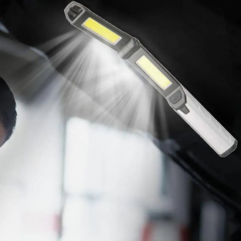Led Work Light Rechargeable 4 Lighting Modes Light Magnetic Light Mechanic Light 180 Folding For Car Repairing Camping