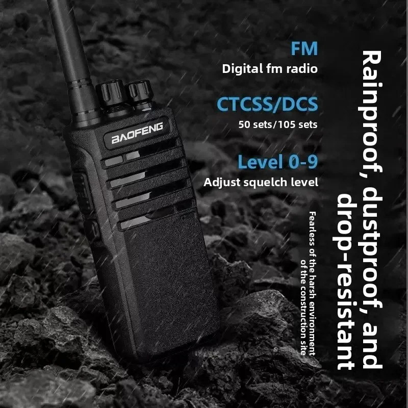 Practical bestseller BAOFENG  HM-818 Professional High Power Walkie Talkie Long Range Anti-Interference Handheld Radio for Comme