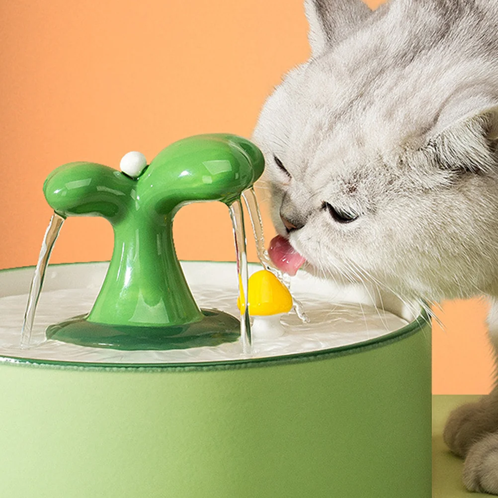 

Cat and Dog Drinking Fountain Water Dispenser Pet Supplies Abs Ceramic Tool for