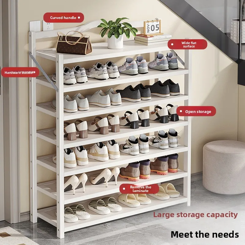 

Полка для обуви, многослойная бытовая дверь, складной шкаф для обуви, бесплатная установка, полка для обуви