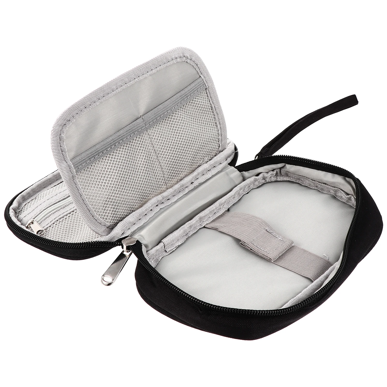 

Electronic Storage Bag 300D Cationic Water Cable ganizer Portable Multipurpose Earphone Pouch USB Disk Holder Elastic