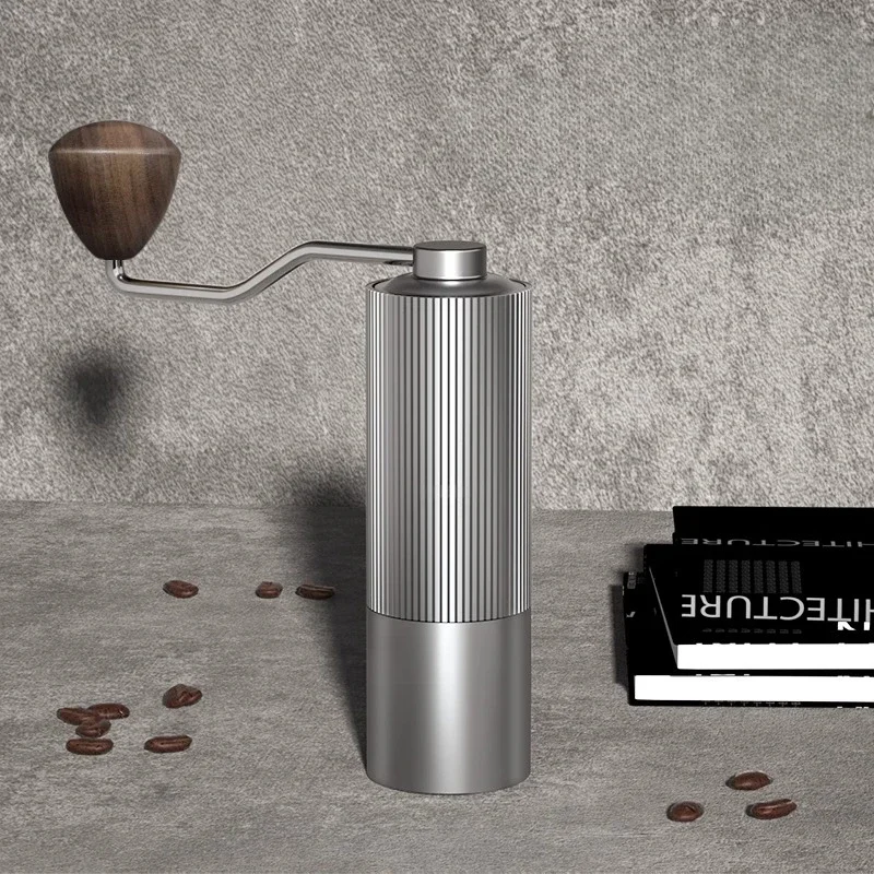 Portable Stainless Steel Hand Grinder, Light, Luxury Coffee Bean Grinder, Home Use, Time-Limited Offer, Coffee Tool