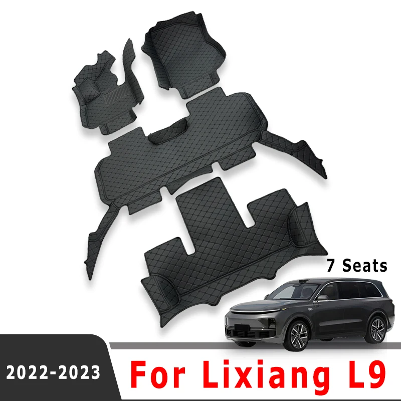 

Car Floor Mats For Li Lixiang L9 2022 2023 (7 Seats) Foot Carpets Interior Accessories Automobiles Covers Auto Parts Replacement