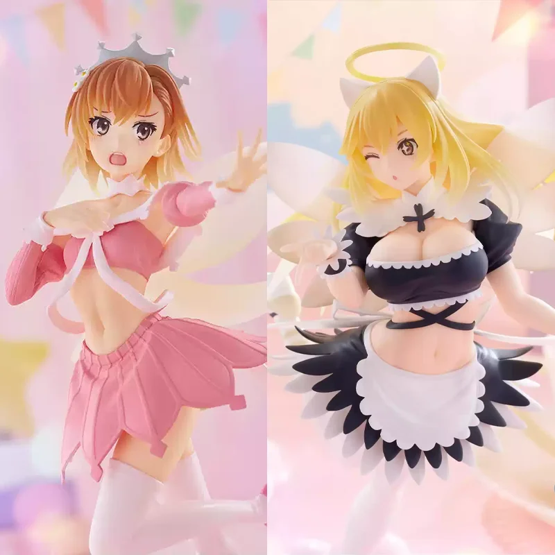 Genuino Originale Sega Toaru Kagaku No Railgun T Luminasta Shokuhou Misaki Misaka Mikoto Anime Figura Modello Desktop Ornamento Giocattoli