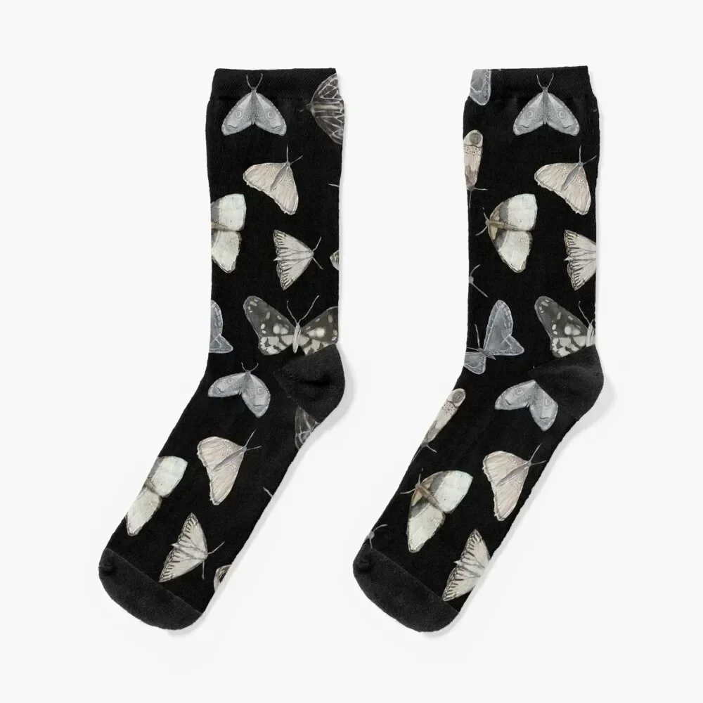 Moths Socks funny gift christmass gift Rugby fashionable Mens Socks Women's Climbing cotton warm winter Socks For Women Men's