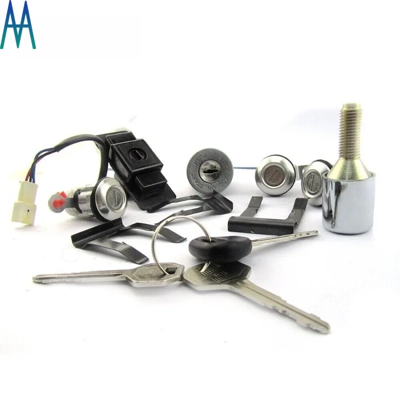 MR259111 1 Set Car Ignition Glove Box Spare Tire Door Lock Cylinder Key for Mitsubishi Shogun Pajero Montero MK2 2nd V32 4G54