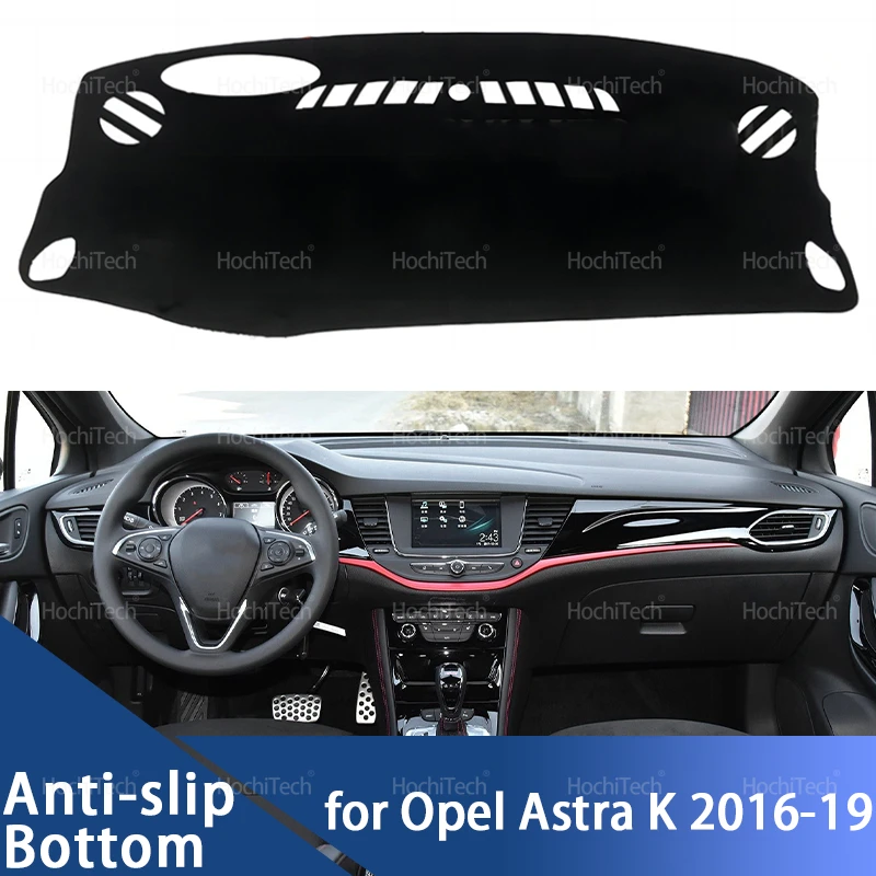 

Чехол на приборную панель для Opel Astra K 2016 2017 2018 2019, чехол на приборную панель автомобиля, коврик для приборной панели, коврик, солнцезащитный козырек, накидка, подушка