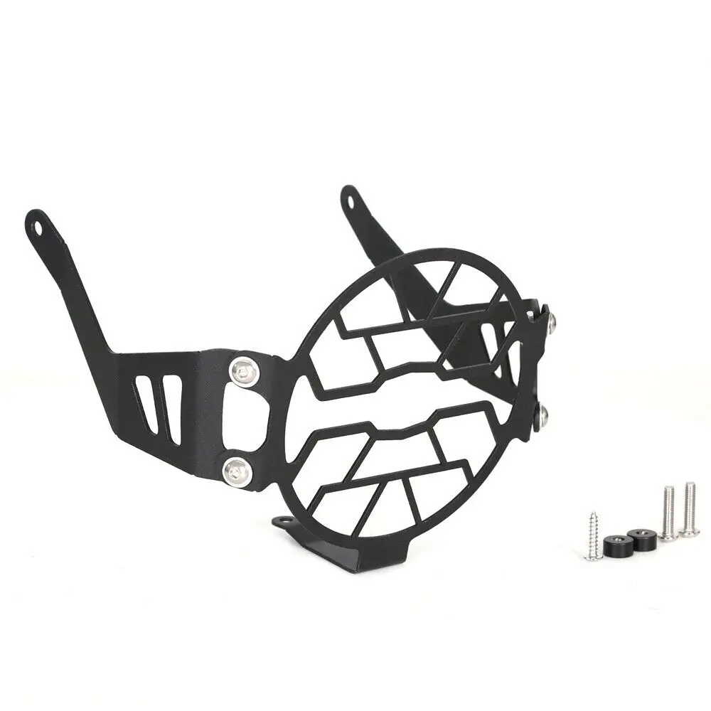 front headlight grille cover Black aluminum protective shell Compatible with Honda Motorcycle C125 Super Cub 2019-2024