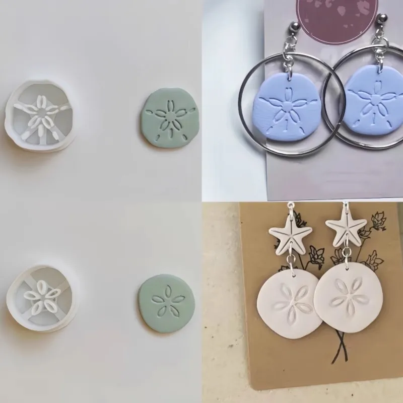 Ozean Meer Polymer Clay Cutter Sommer Strand Ohrring Präge Cutter Schiff Quallen Schwanz Form Ohrring Form für Anhänger Schmuck – Detail 9