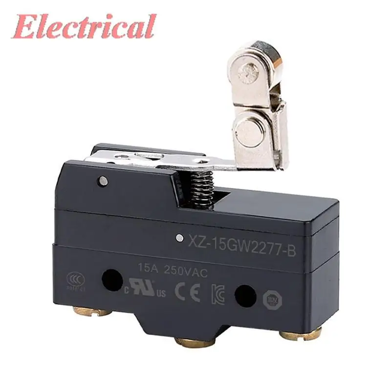 

SPDT NO+NC Unidirectional Hinge Roller Lever Action Switches 15A 250VAC 3 Terminal Number