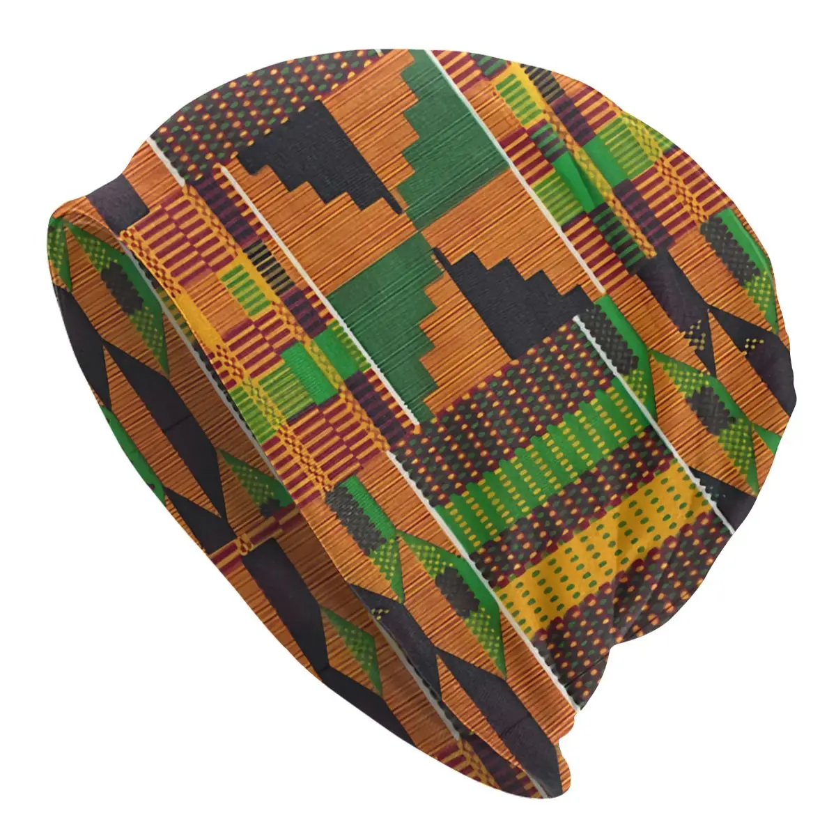 African Ethnic Print Graphic Art Hat Pullover Children Thin Warm Male Polyester Caps