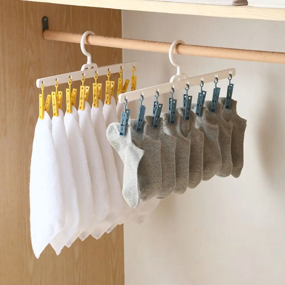 New Multifunctional Clothes Drying Clip Windproof Strong Pants Clip Clothes Rack Socks Clip Household Hat Clip
