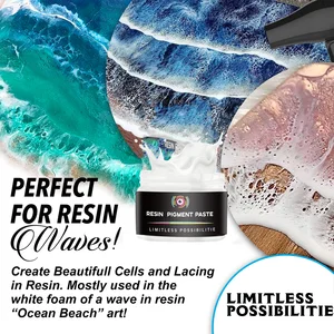 Epoxidharzpigmentpaste für Harzfarbe, hohe Konzentration, leicht zu mischen, weiß, 1,76 oz, 50 ml 10 Hauptverkaufsepoxy Tinta für Boden - №3