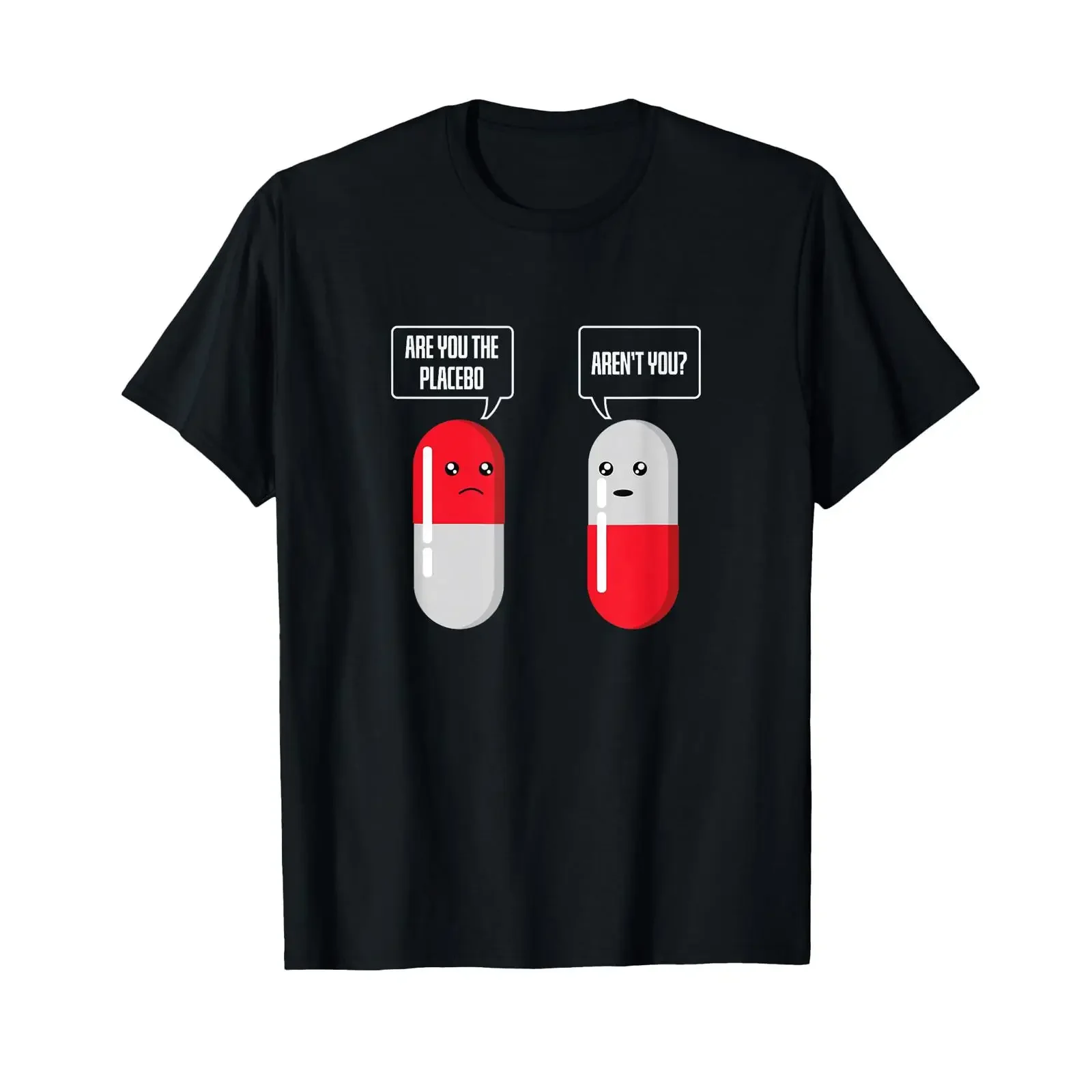 Placebo Effect Confused Even T Shirt vintage Washed designer clothes streetwear fashion Slightly Breathable Casual Stretched