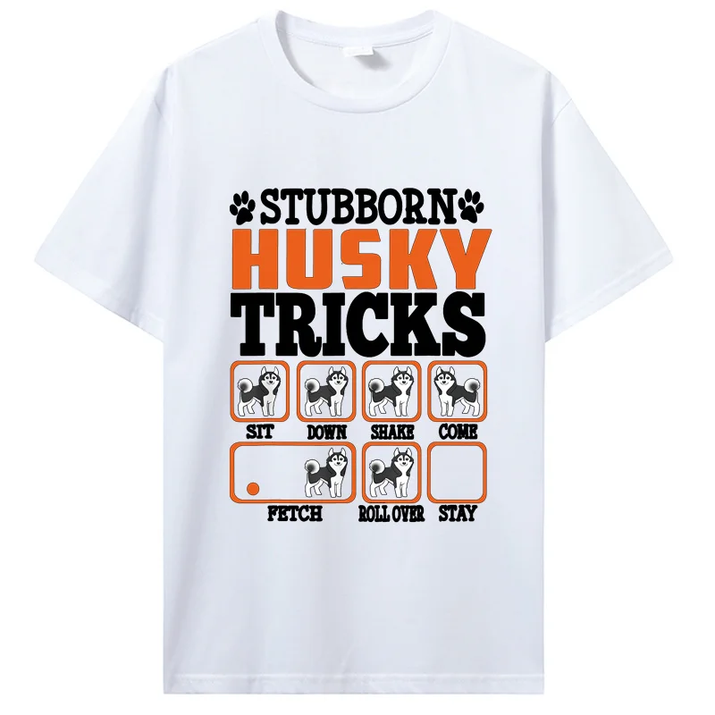 2025 نموذج جديد العنيد سيبيريا أجش الخدع قميص مضحك هدية gs عاشق تي شيرت الرجال القطن س الرقبة التي شيرت الهيب هوب تيز الشارع الشهير