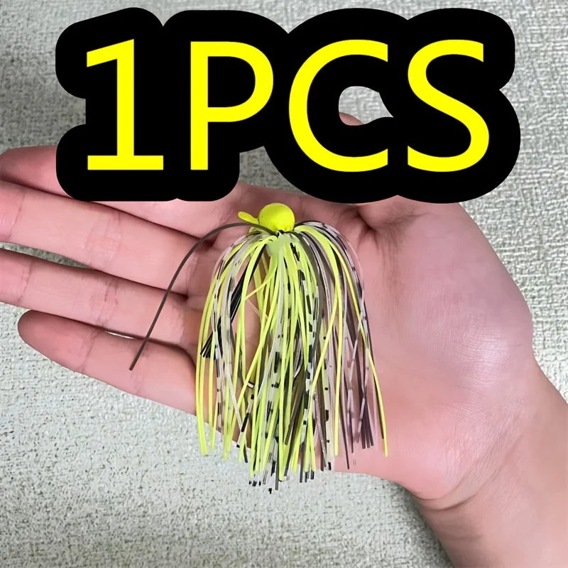 

JACKALLBAIT 8188 Lure bait, anti hanging bottom block grass lead hook bearded guy, fake bait for freshwater sea bass
