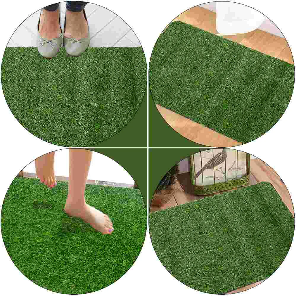  Door Mat Non-slip Ground Green Rugs Bathroom Floor Entry Doormat Decoration Pet Thicken