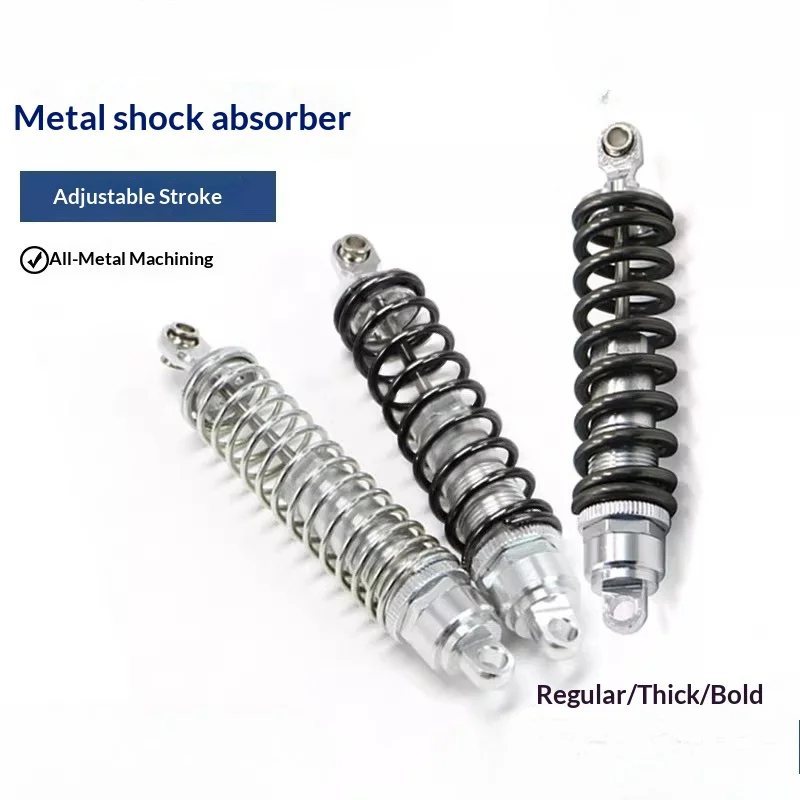 Shock Absorber 2PCS 10-60kg Adjustable Metal Shock Damper Independent Suspension for RC Car Chassis Adjustable Soft and Hard