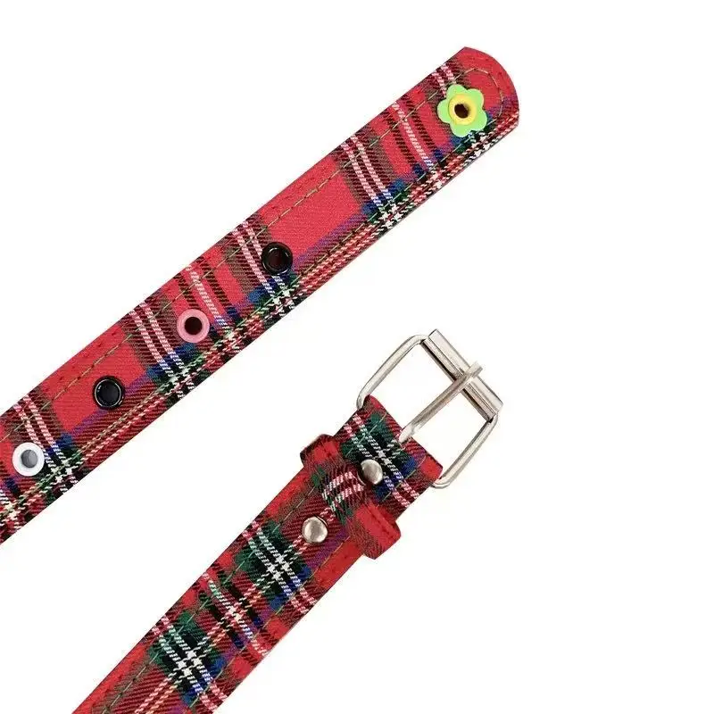 Y2K süßer Blumen-Leinengürtel, weiblicher würziger Mädchen-Straßen-vielseitiger Gürtel, modische Retro-Studentenjeans, trendig