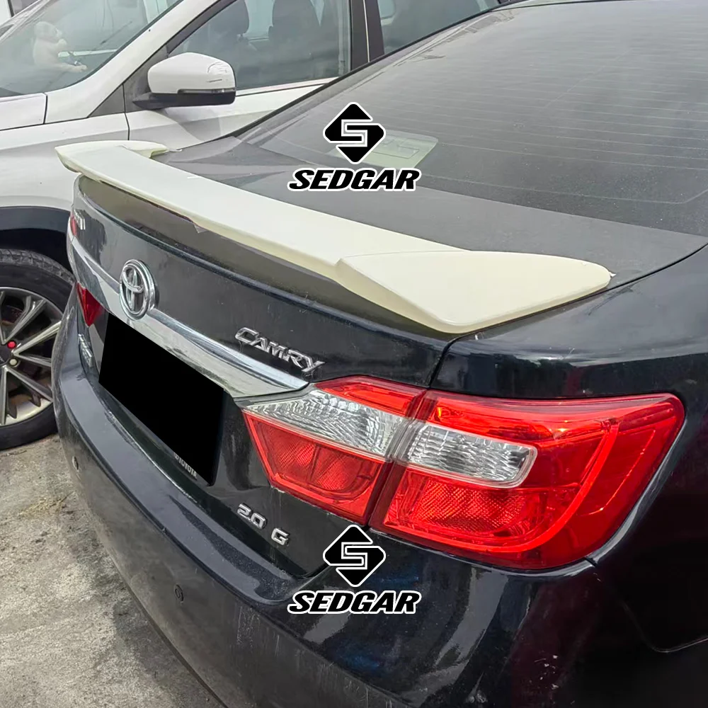 Für Toyota Camry Aurion GEN 6 7 von 2006-2017, werkseitig mit Beleuchtung, hochwertiger ABS-Kunststoff, unlackierter Spoiler, Kofferraumspoiler, Flügelspoiler.