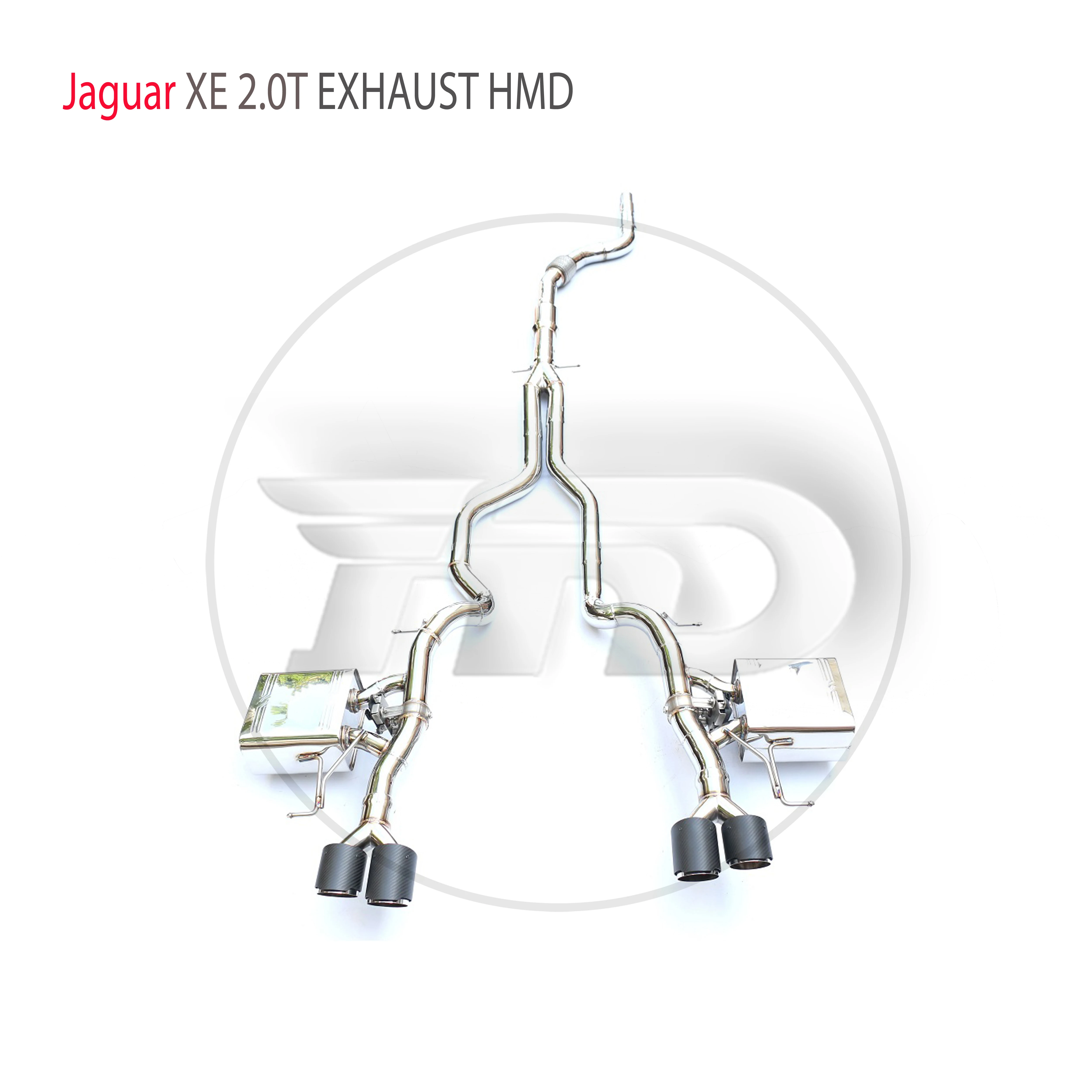 

HMD Stainless Steel exhaust System Performance Catback is suitable for Jaguar XE 2.0T automotive muffler electronic valves