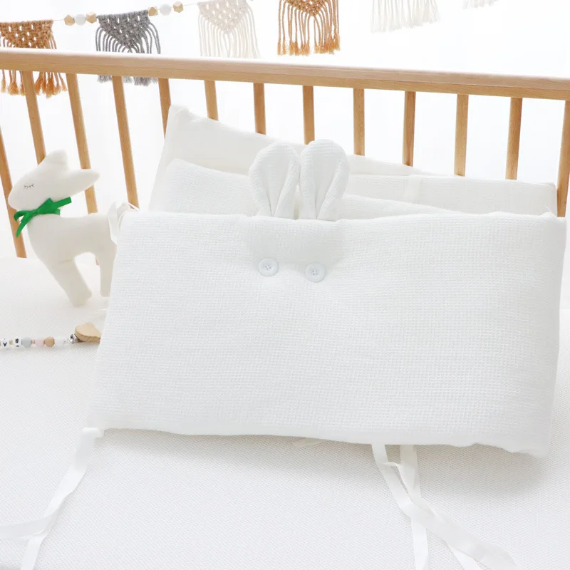 CPull-Kit de literie en coton résistant aux ultrasons pour bébé, tissu de berceau, parc pour enfants, sangle, toutes saisons