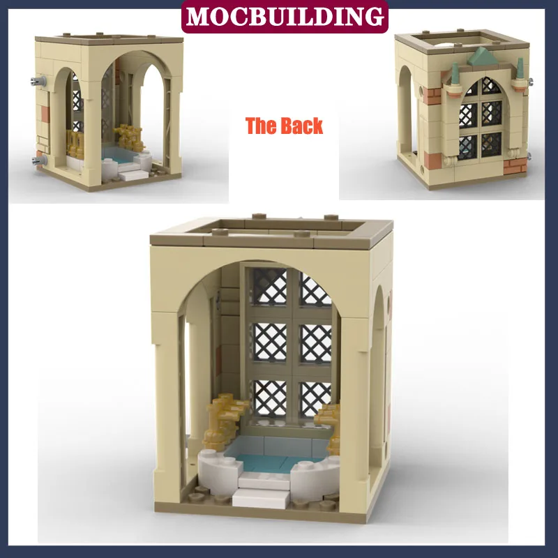 Office Dorm Modular Castle - House Kitchen Library Model Building Blocks MOC Room of Requirement Architecture Collection Toys