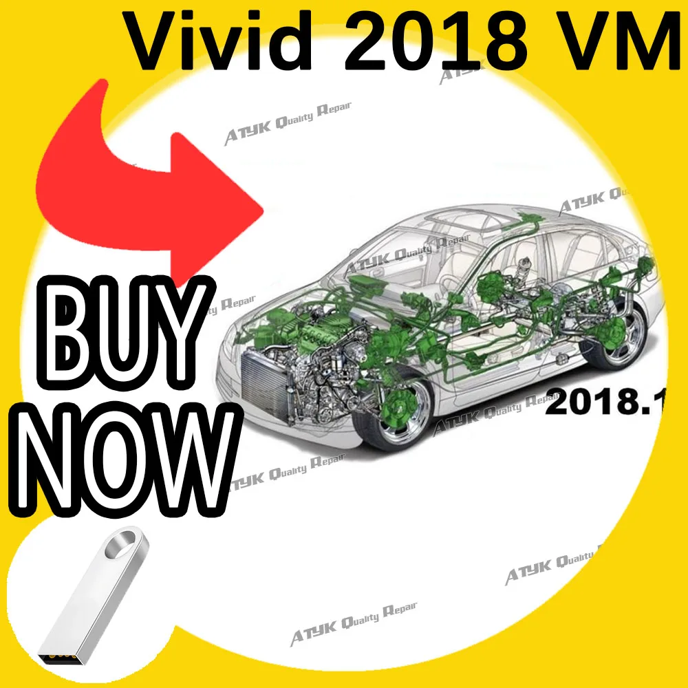 Car Repair Vivid Data Workshop Program Software diagnostic tool repair auto cars automotive technical database vivid 2018.1 New