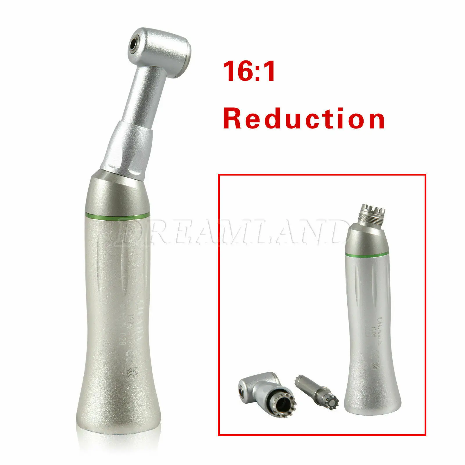 

16:1 Reduction Dental Endo Endodontic Contra Angle Handpiece 16:1 CICADA Fit Nsk