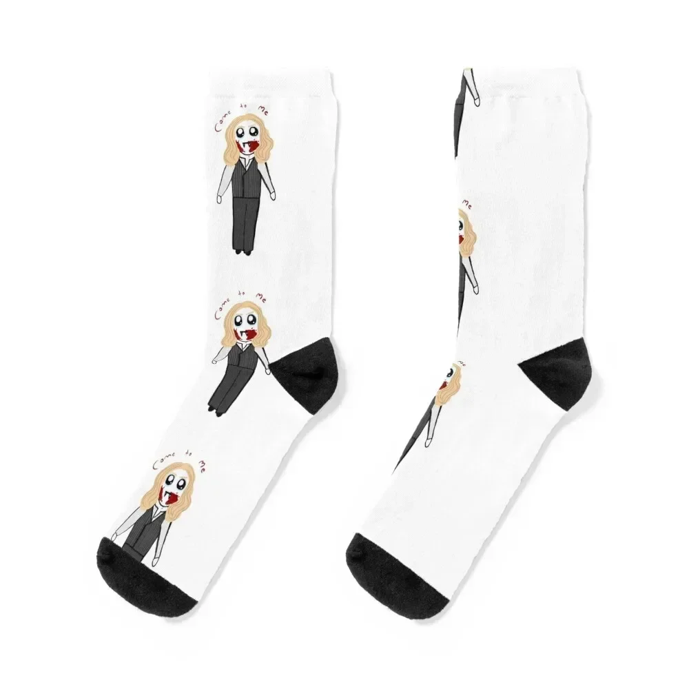 

Come To Me - Floating Lestat with a Frown (Eyebrows) Socks Toe sports halloween bright garter moving stockings Socks Man Women's